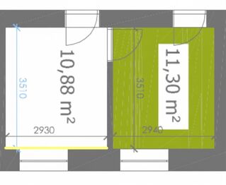 Pronájem kancelářských prostor 22 m², Praha 5 - Smíchov