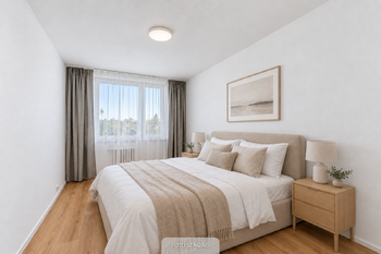Ložnice  - vizualizace - Prodej bytu 4+kk v osobním vlastnictví 92 m², Kostelec nad Černými lesy