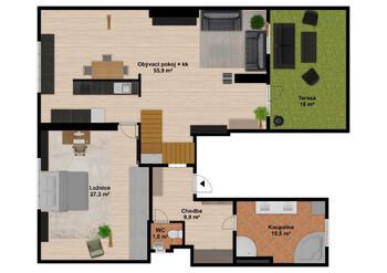 Prodej bytu 3+kk v osobním vlastnictví 134 m², Brno