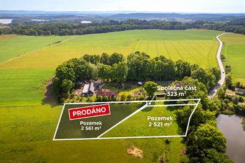 Prodej pozemku 2521 m², Záboří