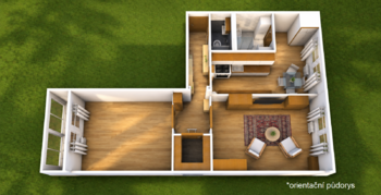 Pronájem bytu 2+1 v osobním vlastnictví 56 m², Olomouc