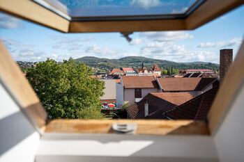 Výhled z pokoje - Prodej bytu 3+kk v osobním vlastnictví 61 m², Beroun 