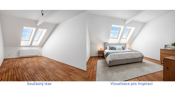 Vizualizace Pokoj 3 - Prodej bytu 3+kk v osobním vlastnictví 61 m², Beroun