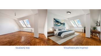 Vizualizace Pokoj 2 - Prodej bytu 3+kk v osobním vlastnictví 61 m², Beroun