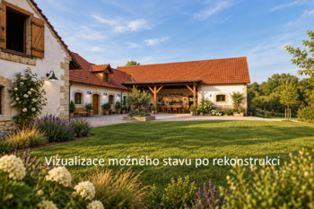 Vizualizace - Prodej historického objektu 345 m², Sedlec-Prčice