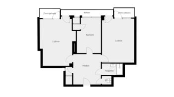 Pronájem bytu 2+1 v osobním vlastnictví 74 m², Praha 4 - Nusle