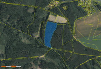 Prodej pozemku 40621 m², Cetyně