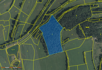 Prodej pozemku 40621 m², Cetyně