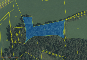 Prodej pozemku 40621 m², Cetyně