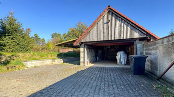 Garáž s přístřeškem - Prodej domu 60 m², Chotýšany