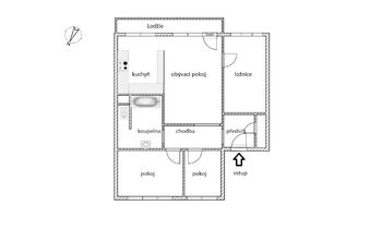 Prodej bytu 4+kk v družstevním vlastnictví 72 m², Litvínov