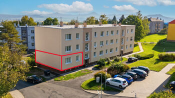 Pronájem bytu 2+1 v družstevním vlastnictví 52 m², Krupka