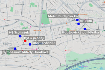 Prodej bytu 3+1 v osobním vlastnictví 68 m², Praha 4 - Krč