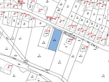 snímek z katastrální mapy - Prodej pozemku 629 m², Lelekovice