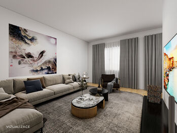 Vizualizace - Prodej bytu 3+kk v osobním vlastnictví 75 m², Praha 4 - Kunratice 