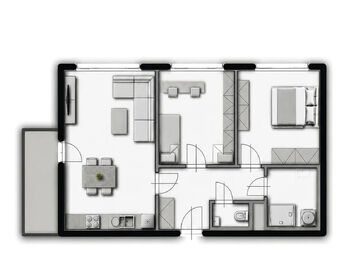 Prodej bytu 3+kk v osobním vlastnictví 70 m², Kolín