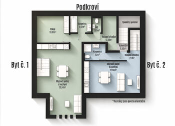 Mezonetový byt 3+kk s možností 4+kk, 110 m², Dr. Ant. Hobzy, Třebíč – Stařečka, místo s duší - Prodej bytu 3+kk v osobním vlastnictví 110 m², Třebíč