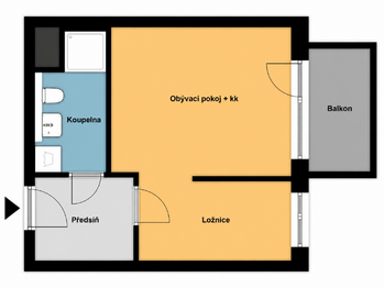Prodej bytu 1+kk v osobním vlastnictví 31 m², Praha 10 - Hostivař
