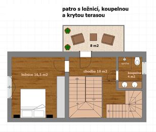 Pronájem domu 91 m², Praha 4 - Modřany