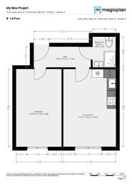 Pronájem bytu 2+kk v osobním vlastnictví 44 m², Praha 4 - Nusle
