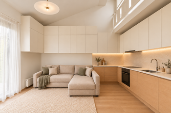 AI vizualizace po rekonstrukci - Prodej bytu 1+kk v družstevním vlastnictví 40 m², Praha 5 - Stodůlky