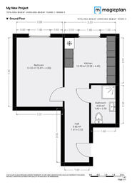 Pronájem bytu 2+kk v osobním vlastnictví 34 m², Praha 2 - Vyšehrad