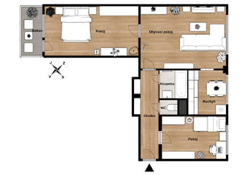 Prodej bytu 3+1 v osobním vlastnictví 64 m², Praha 4 - Nusle