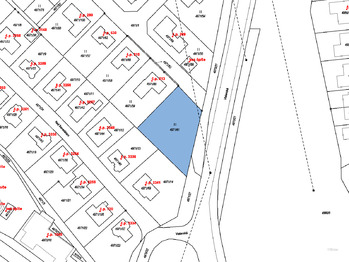 Katastrální mapka  - Prodej domu 210 m², Most
