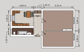 Pronájem bytu 2+1 v osobním vlastnictví 50 m², Plzeň