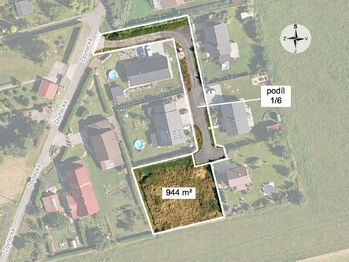 Prodej pozemku 944 m², Dolní Lutyně