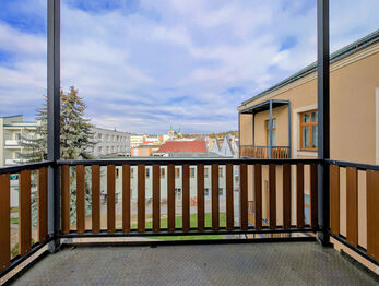 z balkonu ... - Pronájem bytu 2+kk v osobním vlastnictví 66 m², Havlíčkův Brod