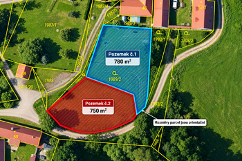 Prodej pozemku 780 m², Žimutice