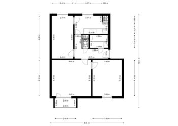 Pronájem bytu 3+1 v družstevním vlastnictví 65 m², Náchod