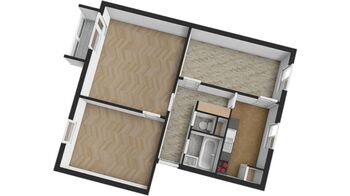 Pronájem bytu 3+1 v družstevním vlastnictví 65 m², Náchod