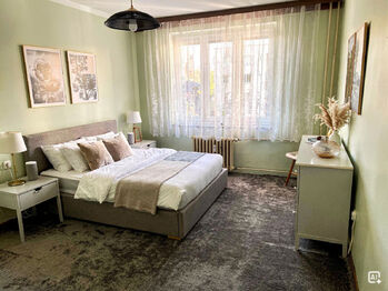 varianta umístění nábytku - Pronájem bytu 1+1 v osobním vlastnictví 34 m², Pardubice