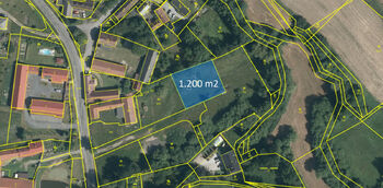Prodej pozemku 1200 m², Sedlec-Prčice