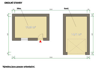 Prodej chaty / chalupy 49 m², Kladruby