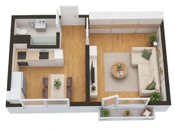 Prodej bytu 1+1 v družstevním vlastnictví 33 m², Břeclav