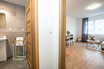 nábytek není součástí - Pronájem bytu 1+kk v osobním vlastnictví 29 m², Rakovník