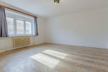 Obývací pokoj - Prodej bytu 3+1 v osobním vlastnictví 87 m², Praha 3 - Žižkov