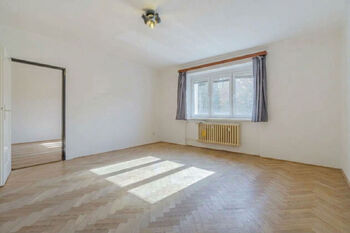 Obývací pokoj - Prodej bytu 3+1 v osobním vlastnictví 87 m², Praha 3 - Žižkov
