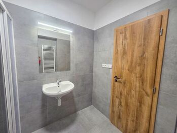 koupelna - Pronájem bytu 1+1 v osobním vlastnictví 44 m², České Budějovice