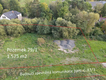 Prodej pozemku 2730 m², Sedlec-Prčice