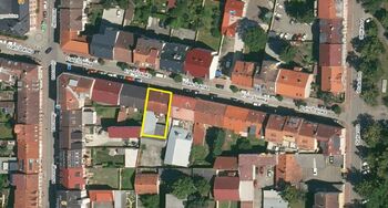 letecká mapa - Pronájem bytu 4+kk v osobním vlastnictví 72 m², České Budějovice