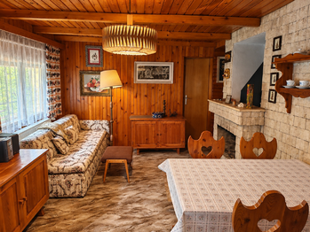 Obývací pokoj - Prodej chaty / chalupy 69 m², Nýdek