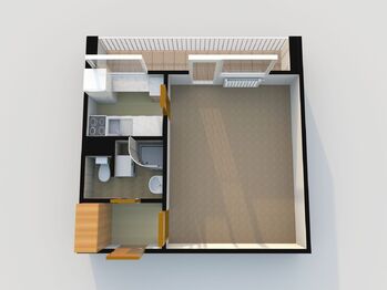 Pronájem bytu 1+kk v osobním vlastnictví 29 m², Chrudim