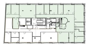Pronájem kancelářských prostor 458 m², Praha 8 - Karlín