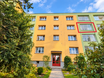Vyznačená lodžie - Pronájem bytu 2+1 v družstevním vlastnictví 50 m², Orlová