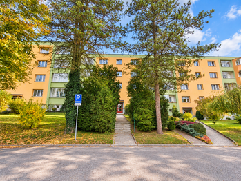 Pohled na dům - Pronájem bytu 2+1 v družstevním vlastnictví 50 m², Orlová 