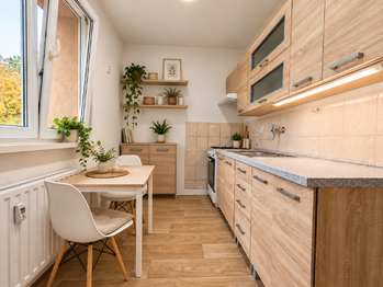 Vizualizace - kuchyň - Pronájem bytu 2+1 v družstevním vlastnictví 50 m², Orlová